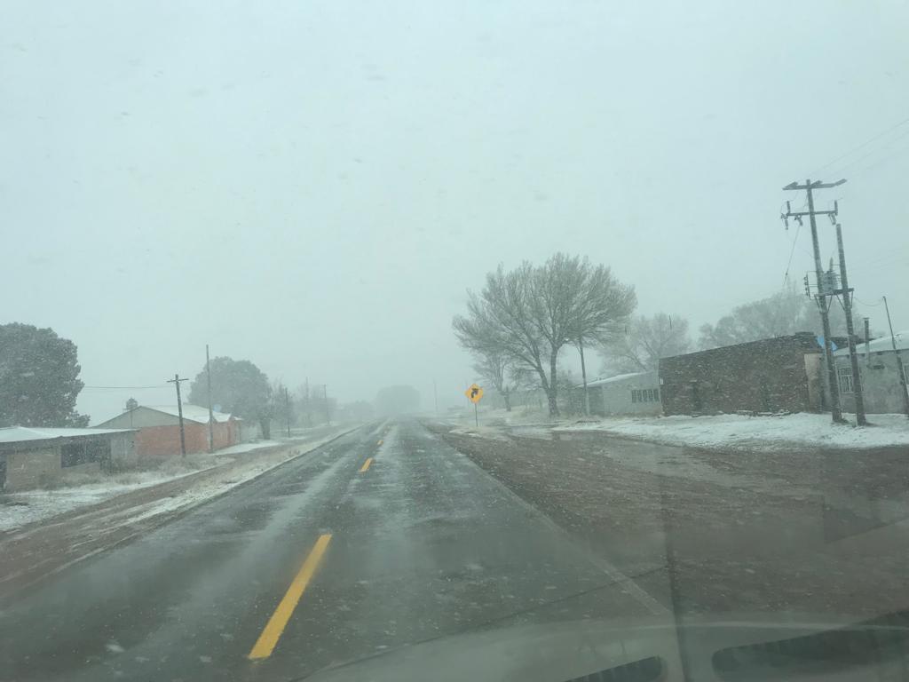 Nieva En 10 Municipios De Chihuahua Y Provoca El Cierre De Carreteras