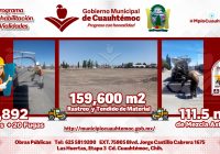 Sanea Gobierno Municipal casi mil 900 baches en 29 días.