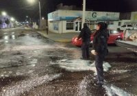 Arrojan sal para evitar cristalizaciones por fugas y bajas temperaturas