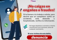 Alertan por engaños telefónicos en los que piden dinero para ayudar a un amigo