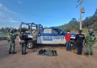 Detiene Policía del Estado a 2 hombres con armas de uso exclusivo en el municipio de Madera