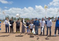 Arranca construcción de cancha de futbol profesional de 5.2 mdp, en Cuauhtémoc